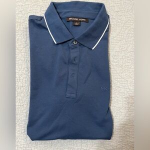 Michael Kors Navy Polo Shirt for Men size small